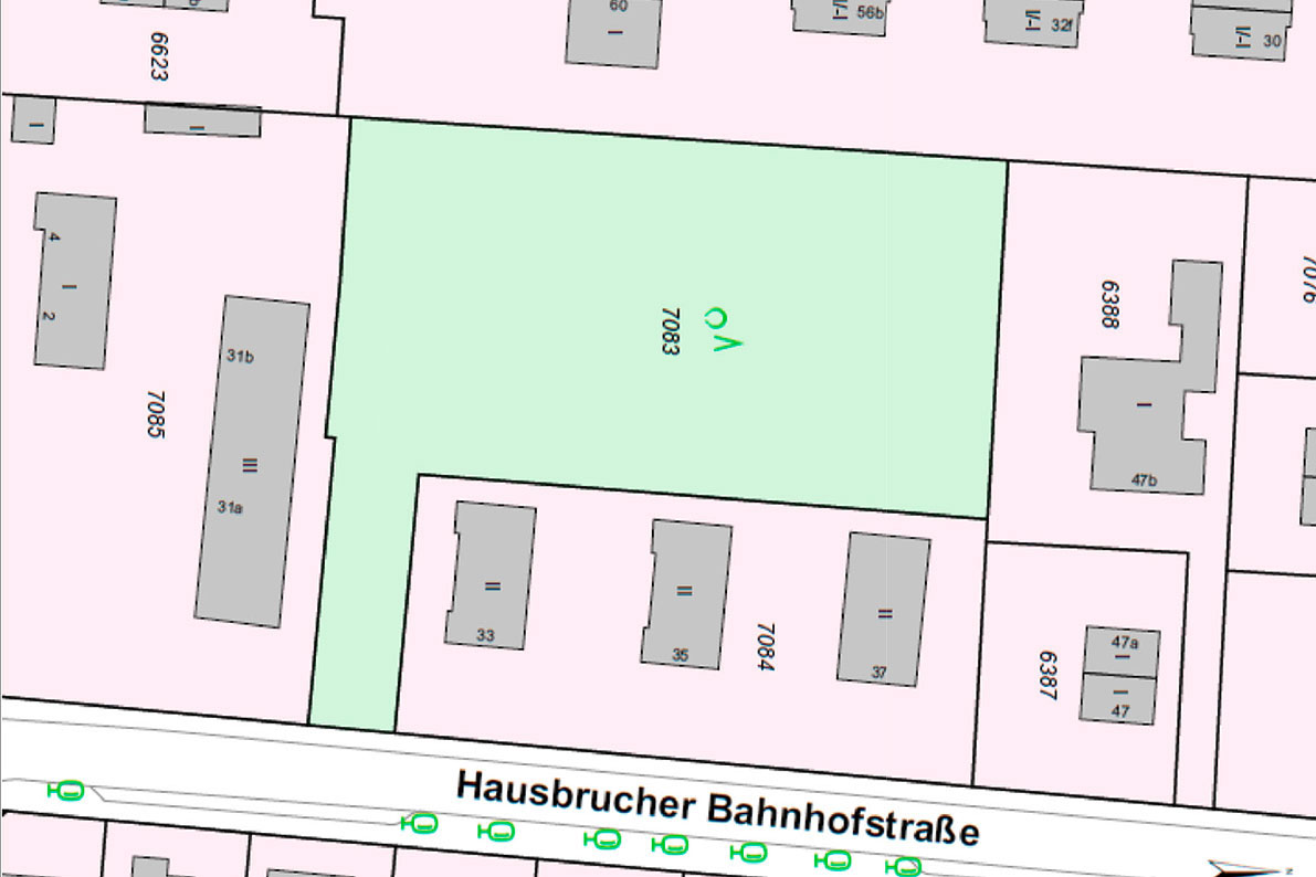 Lageplan Grundstück (Hamburg-Hausbruch)